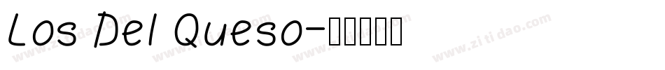Los Del Queso字体转换